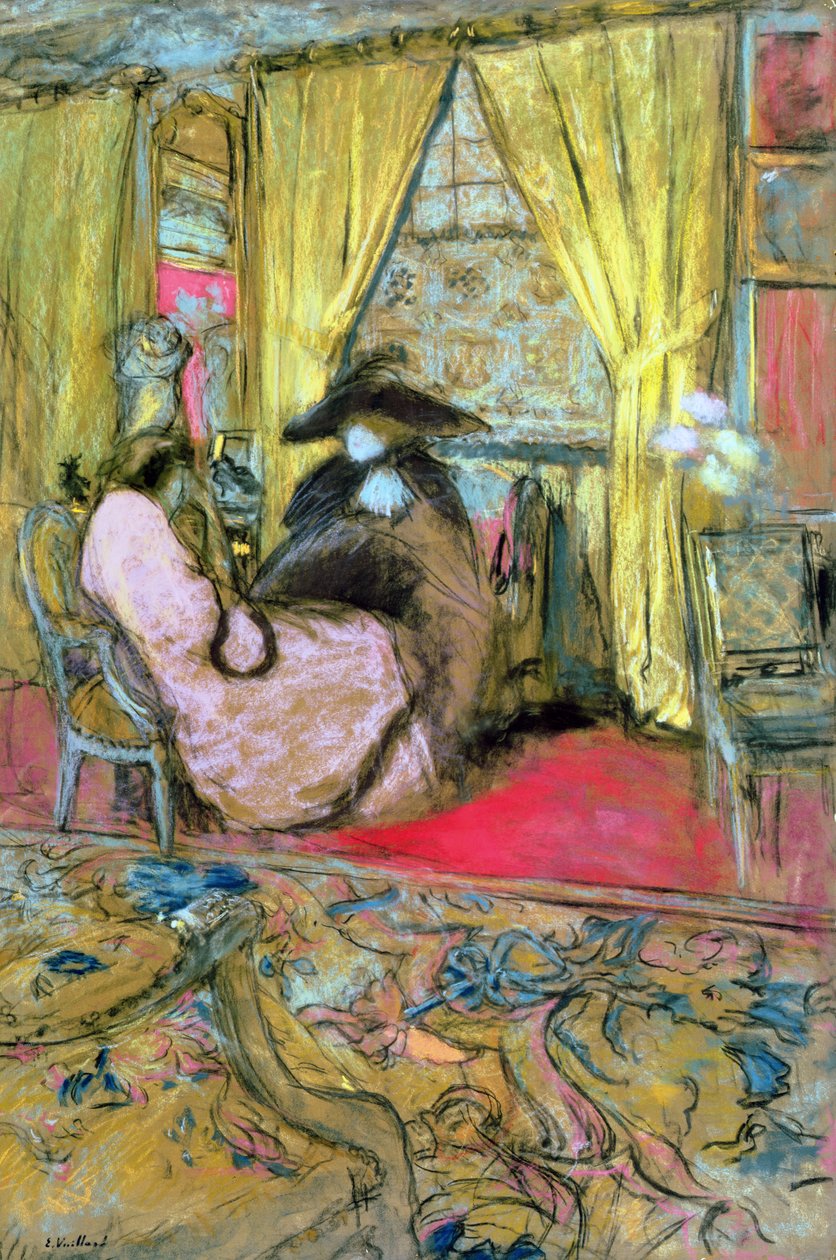 Der Besuch, ca. 1910 von Edouard Vuillard