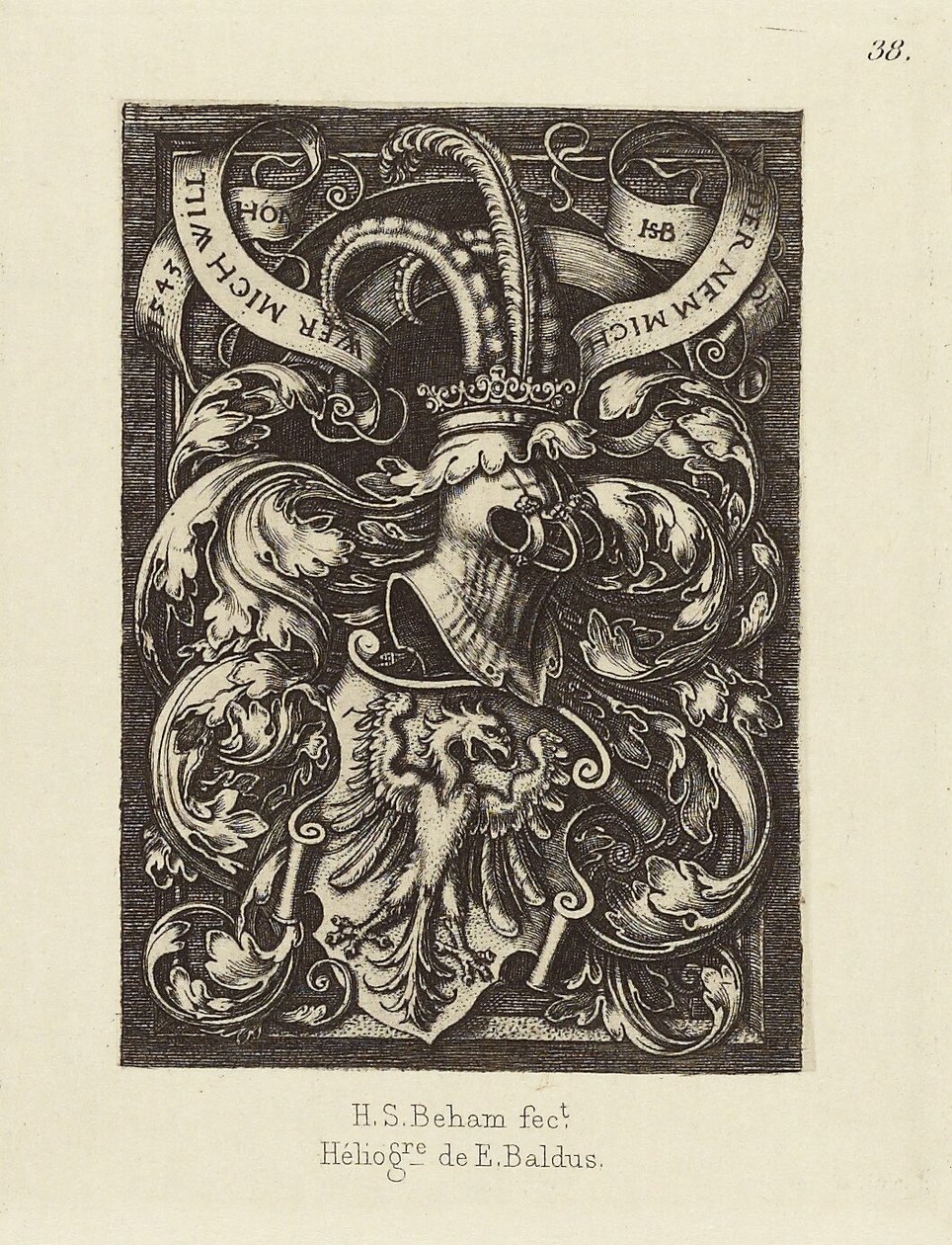 Entwurf von Hans Sebald Beham von Édouard Baldus