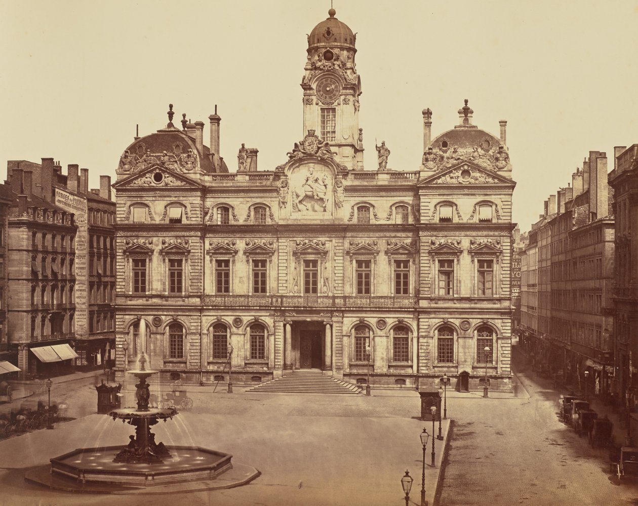 Lyon. Rathaus von Édouard Baldus