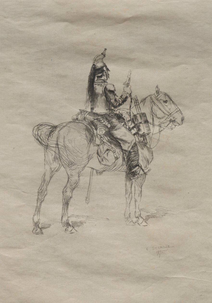 Der Kavallerist von Jean Baptiste Edouard Detaille