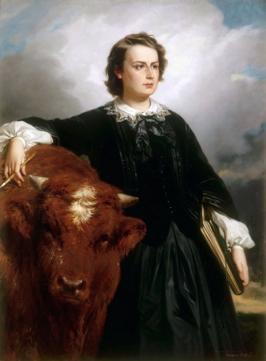 Porträt von Rosa Bonheur von Edouard Louis Dubufe