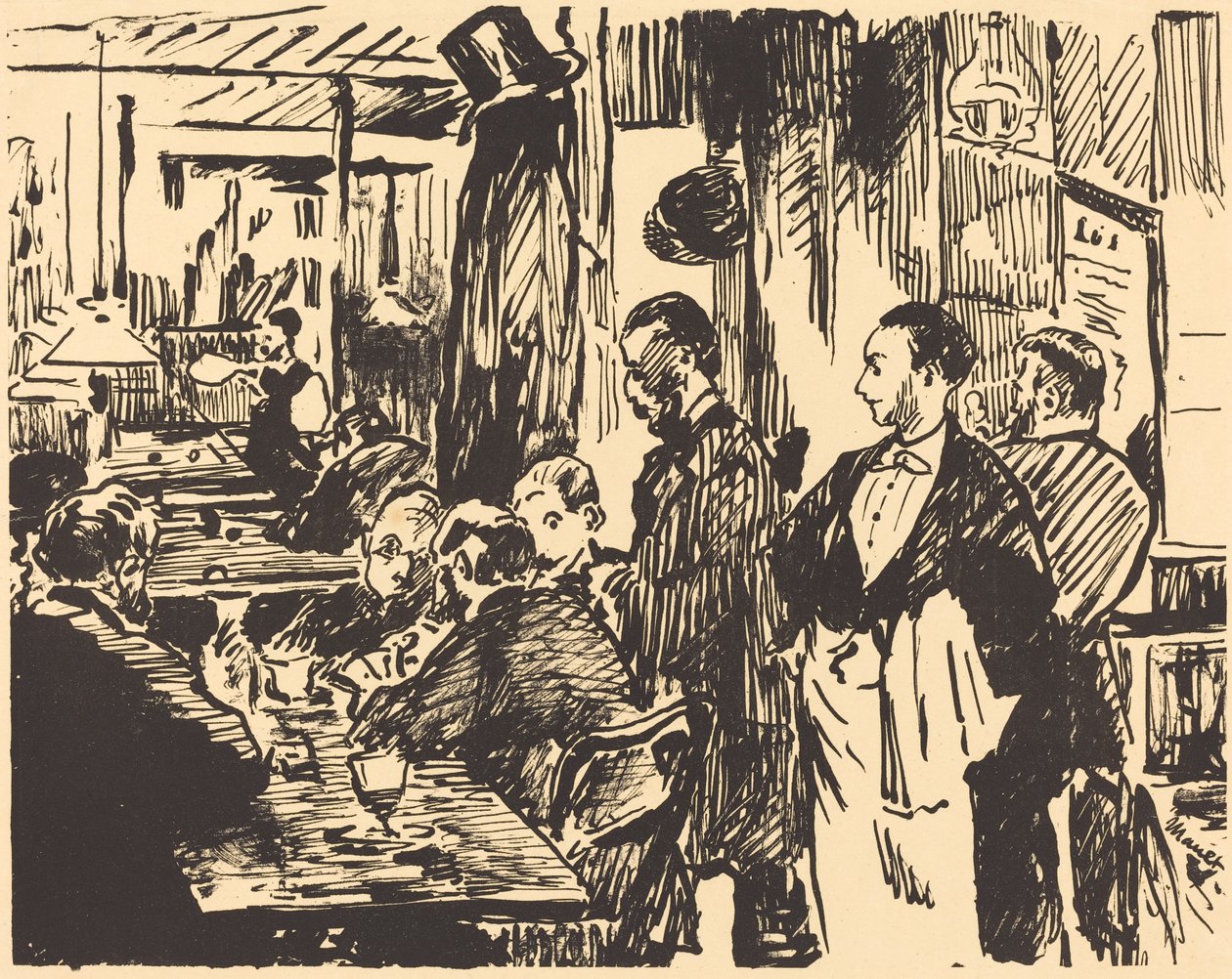 Im Café von Édouard Manet