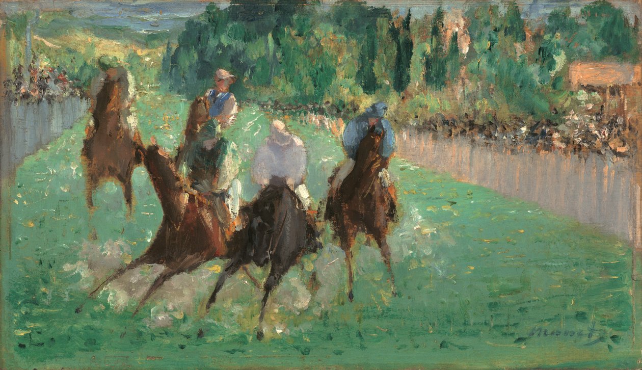 Bei den Rennen von Édouard Manet