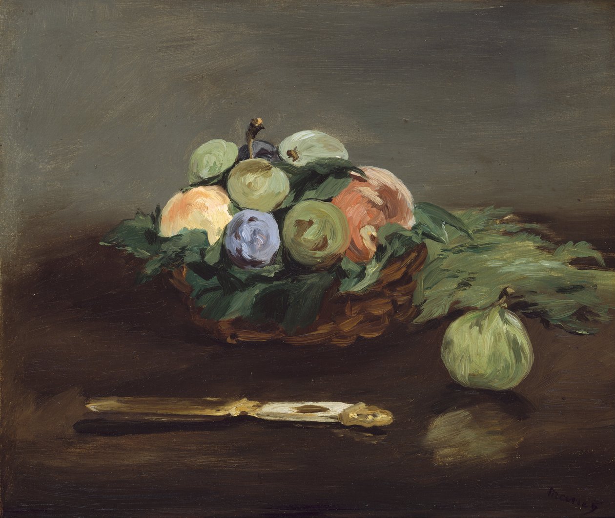 Obstkorb von Édouard Manet
