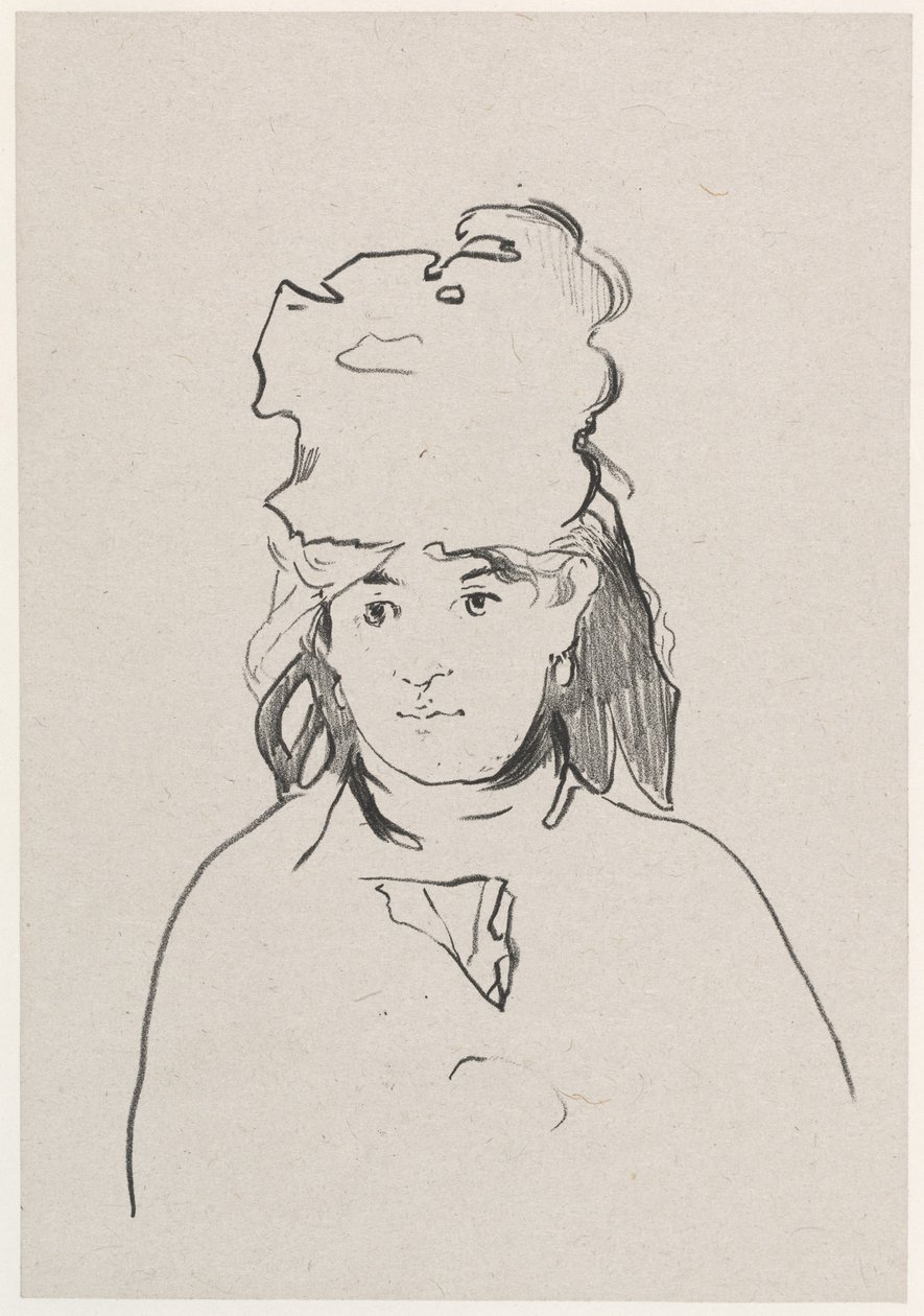 Berthe Morisot, 1872 von Édouard Manet