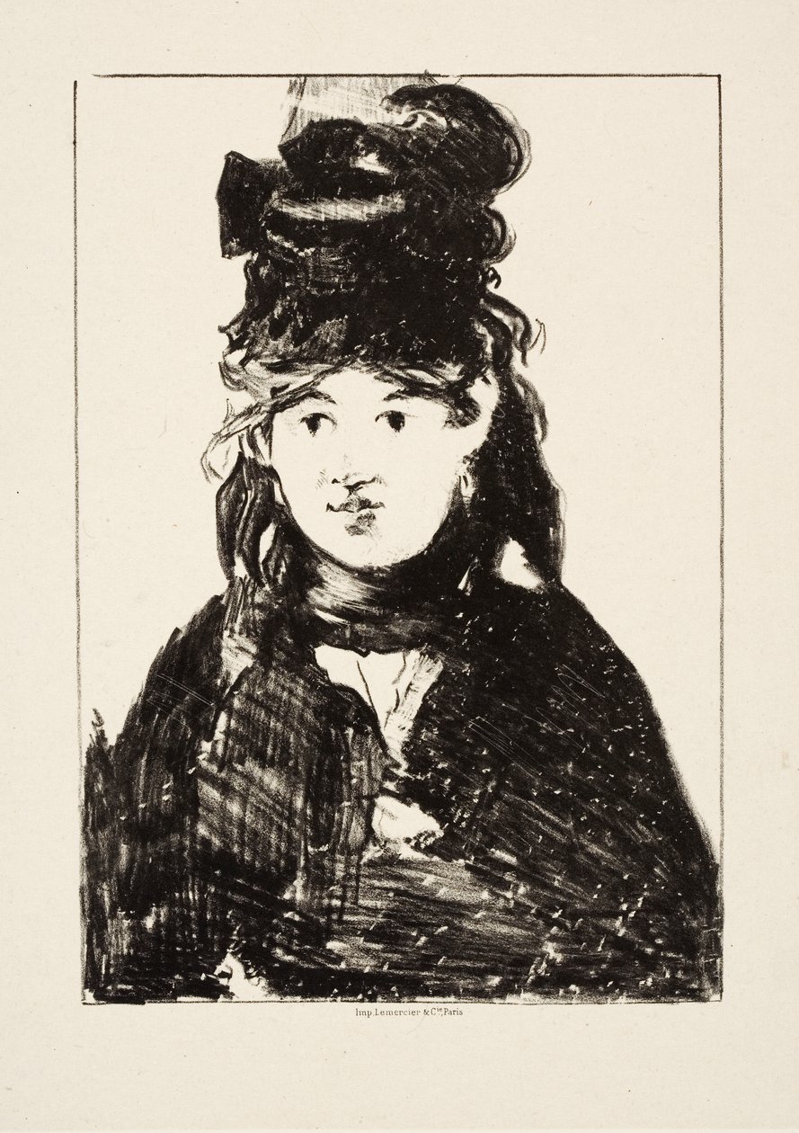 Berthe Morisot, ca. 1872 von Édouard Manet