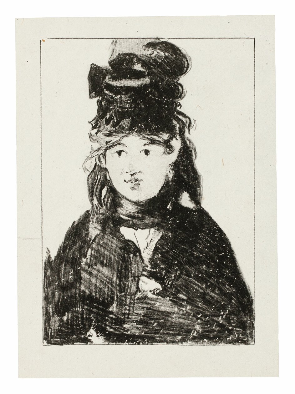 Berthe Morisot in Schwarz von Édouard Manet