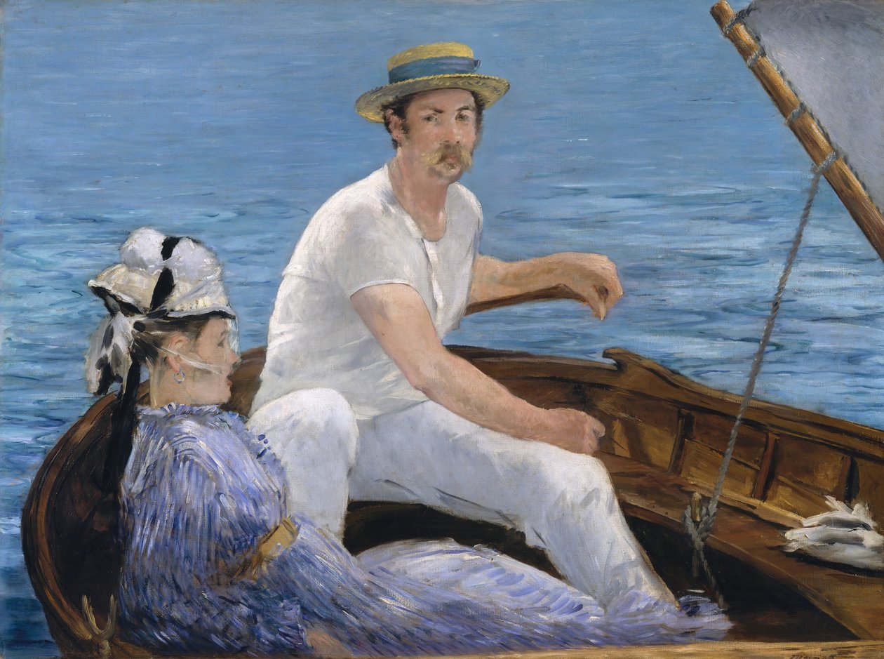 Bootfahren, 1874 von Édouard Manet
