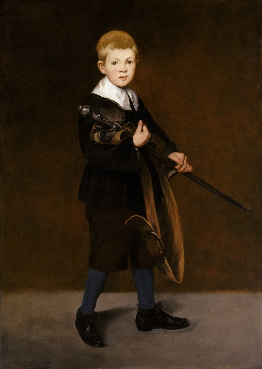 Junge mit einem Schwert von Édouard Manet