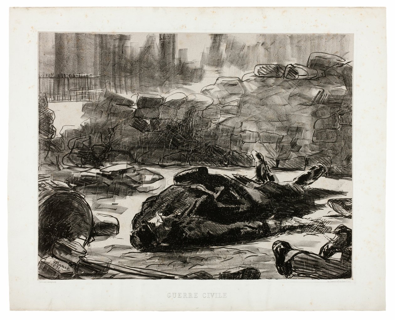 Bürgerkrieg von Édouard Manet