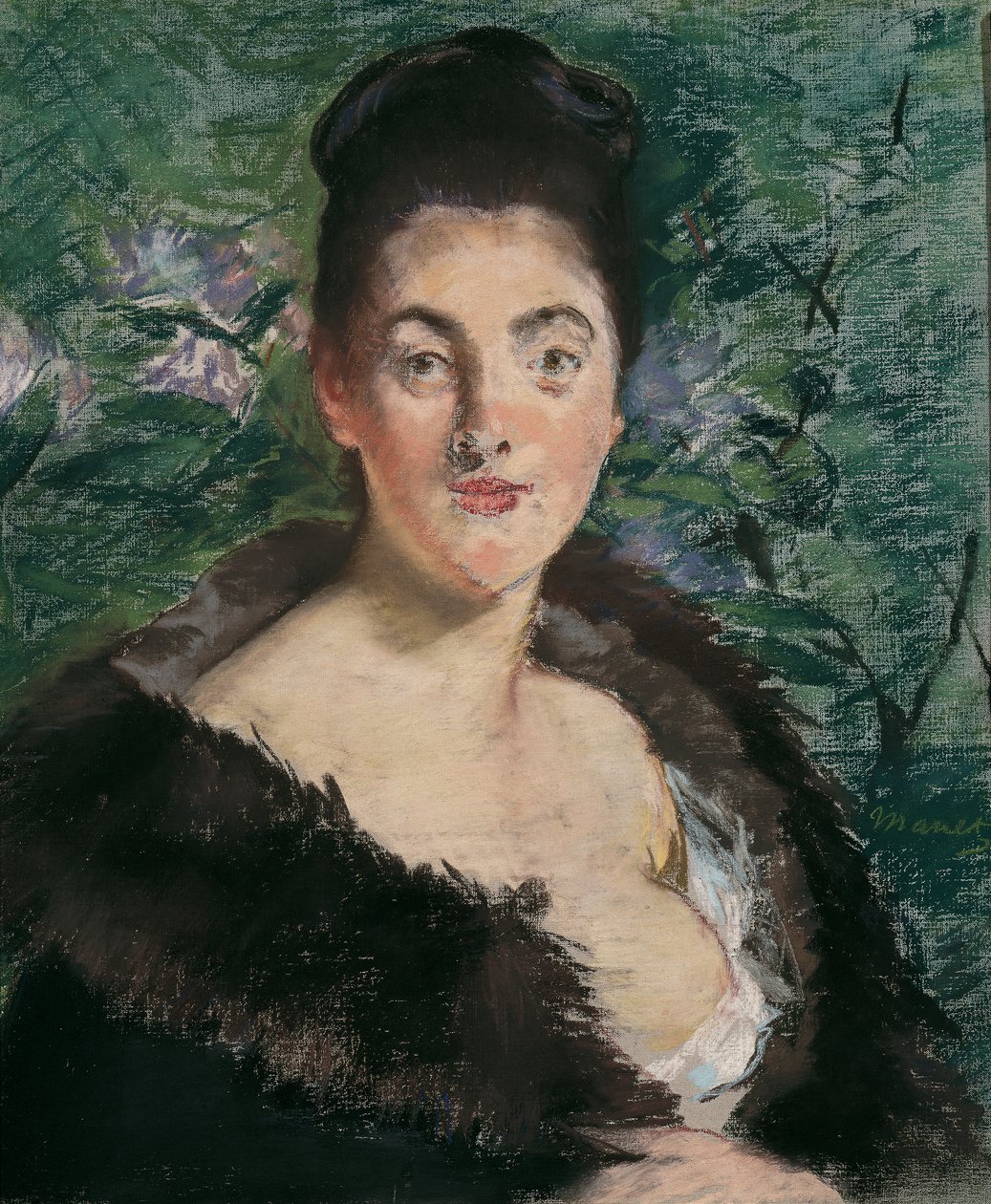 Dame im Pelz von Édouard Manet