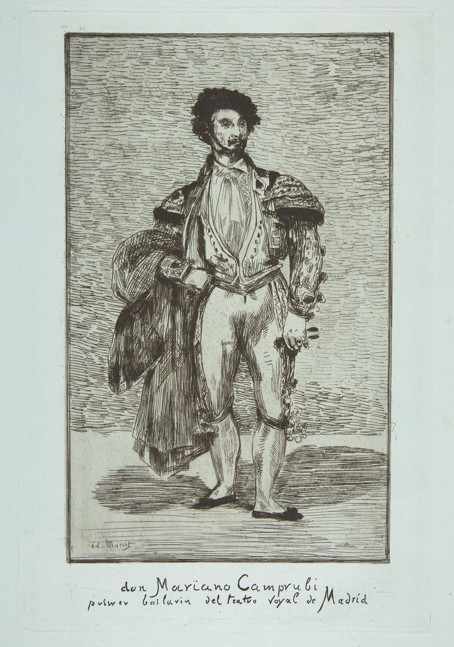 Don Mariano Camprubi Le Baïlarin, 1862-63 von Édouard Manet