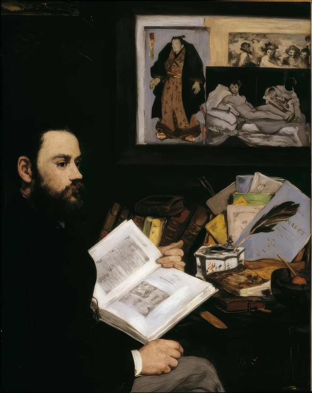 Emile Zola von Édouard Manet