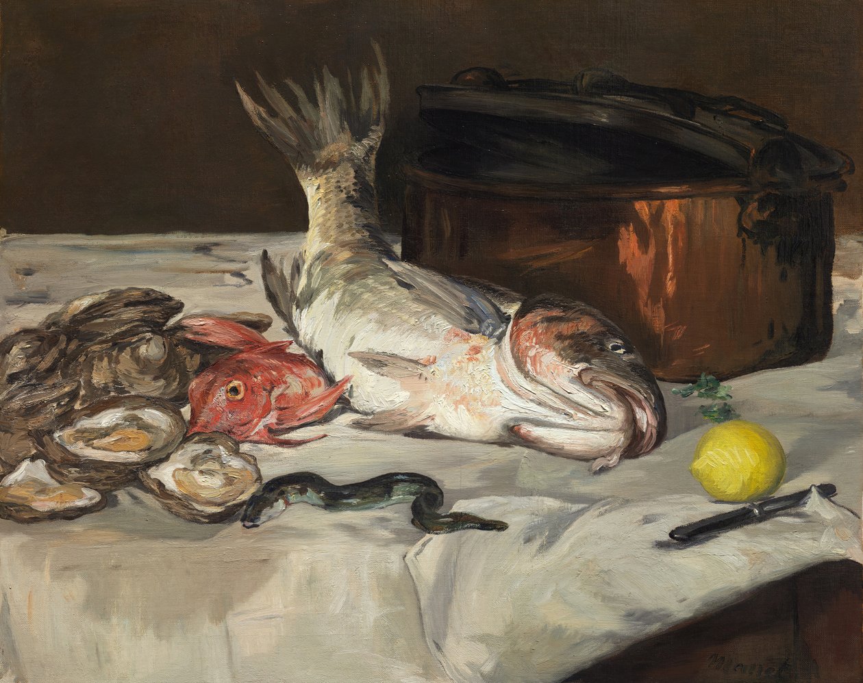 Fisch-Stillleben von Édouard Manet
