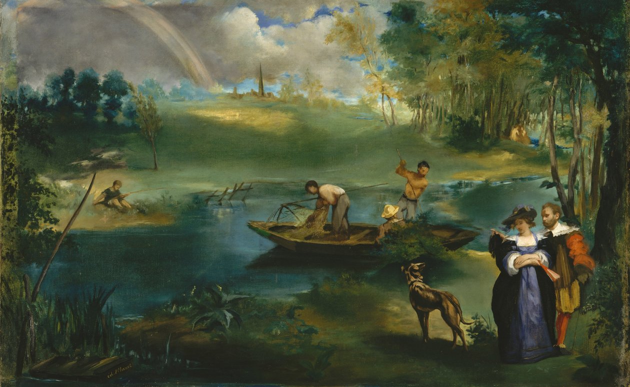 Fischen von Édouard Manet