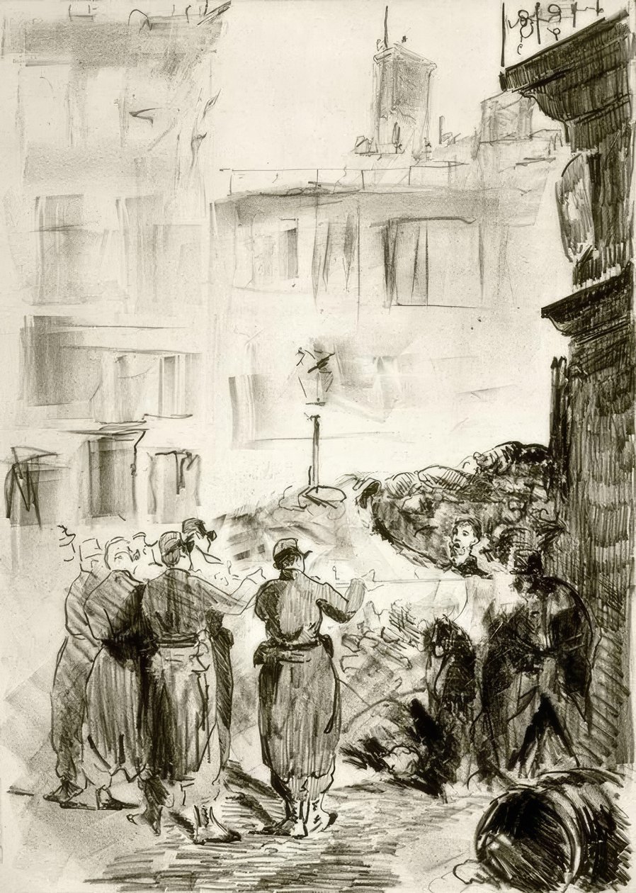 Die Barrikade von Édouard Manet
