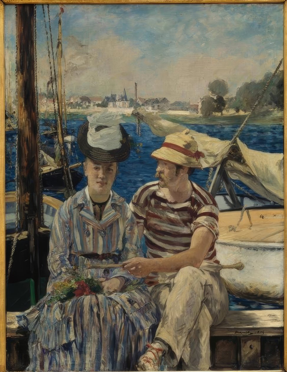 Le Dimanche sur la Seine von Édouard Manet