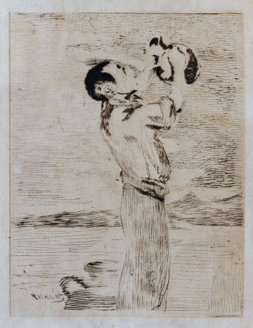 Der Wassertrinker von Édouard Manet