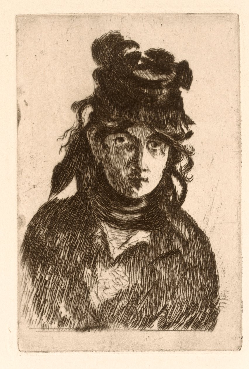 Porträt von Berthe Morisot von Édouard Manet
