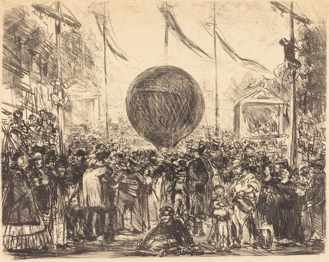 Der Ballon, 1862 von Édouard Manet