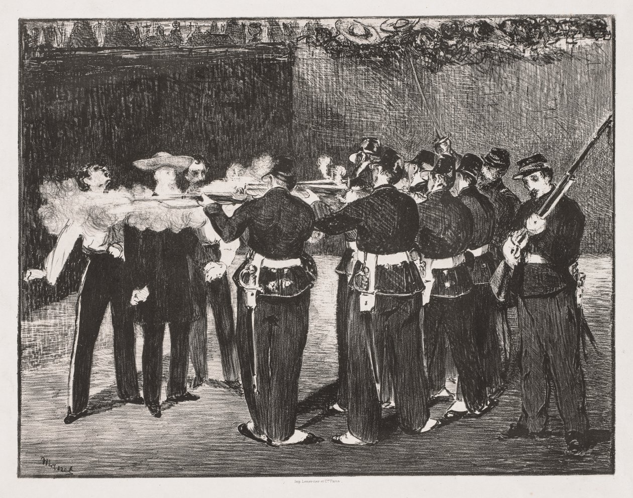 Die Hinrichtung von Kaiser Maximilian von Édouard Manet
