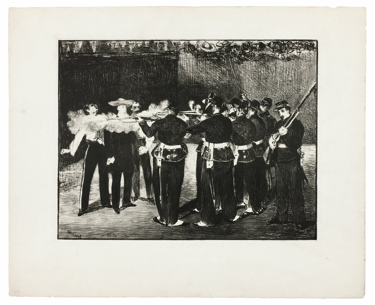 Die Hinrichtung von Maximilian von Édouard Manet