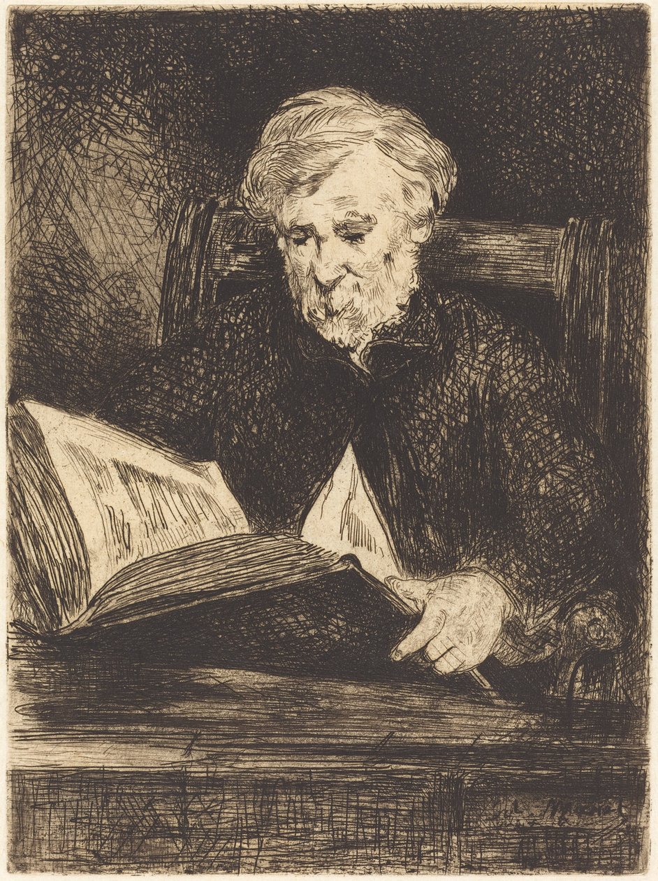 Der Leser (Le liseur) von Édouard Manet