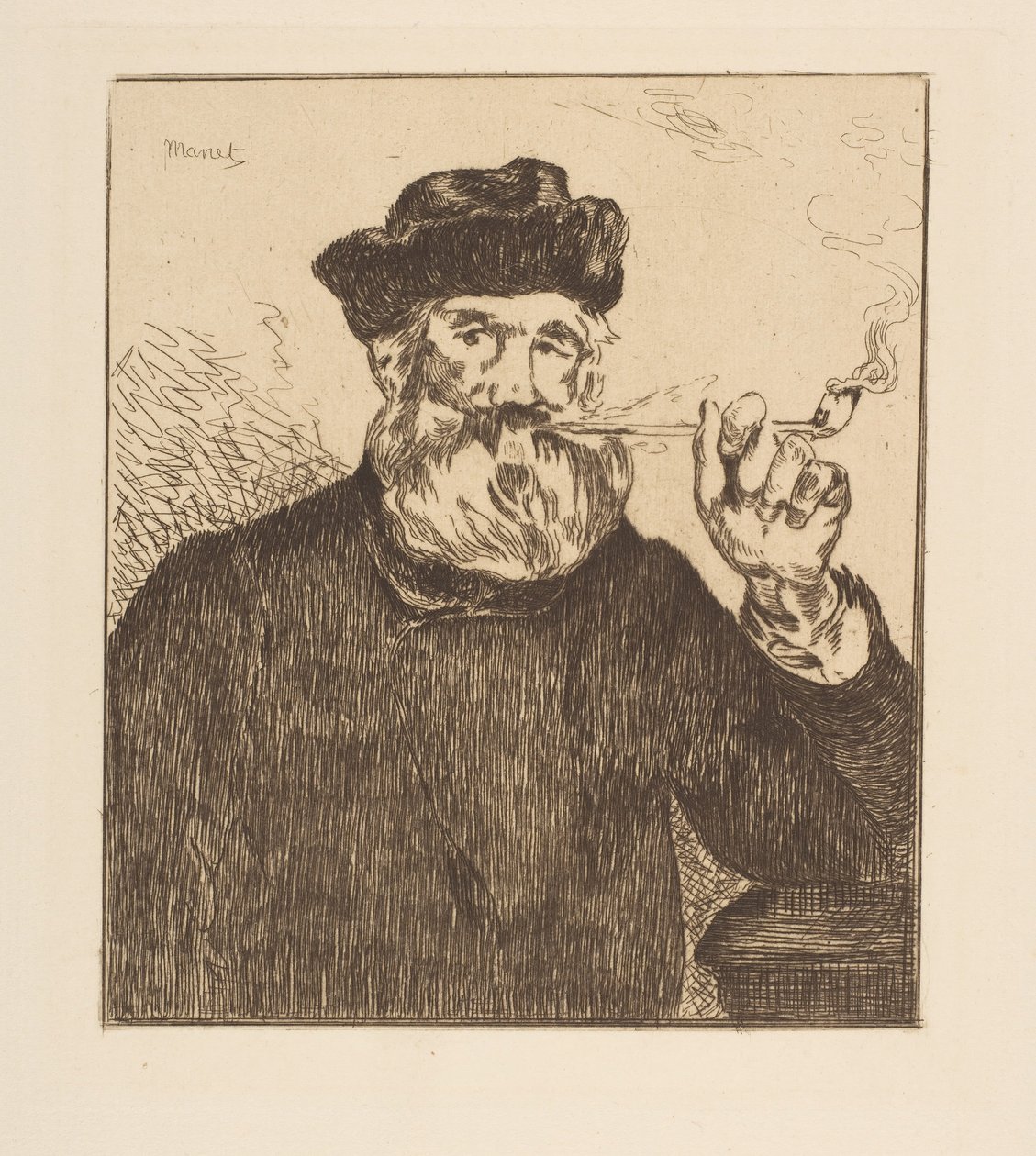 Der Raucher von Édouard Manet
