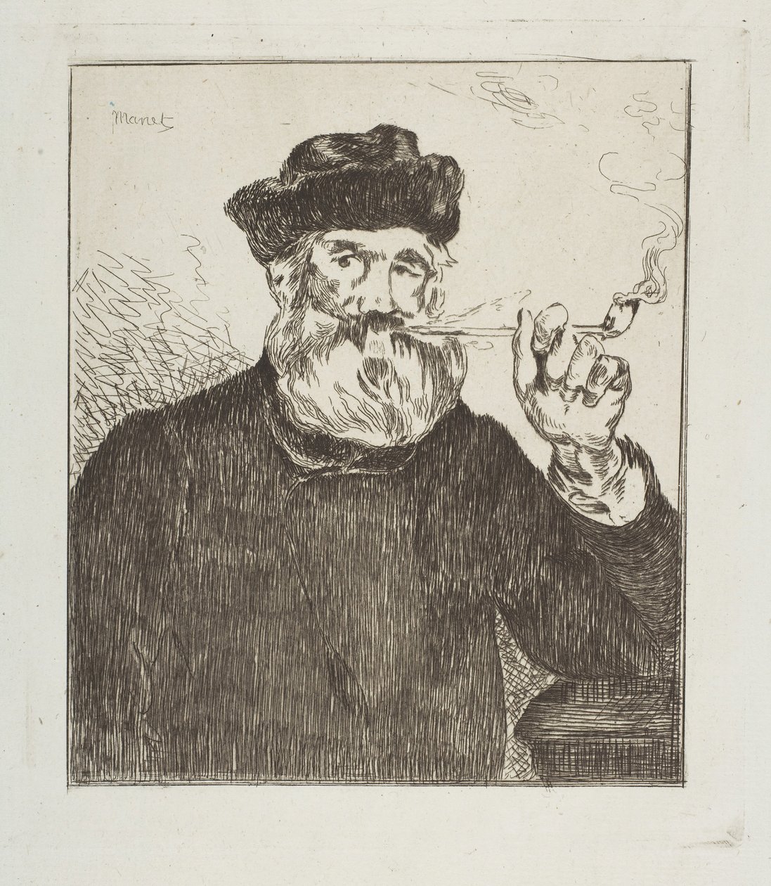Der Raucher von Édouard Manet