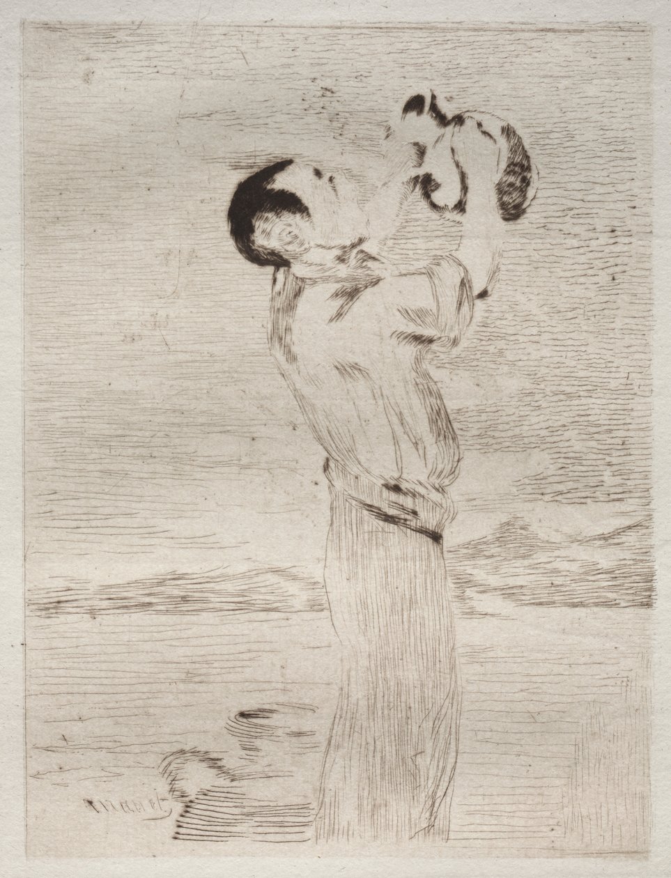 Der Wassertrinker von Édouard Manet