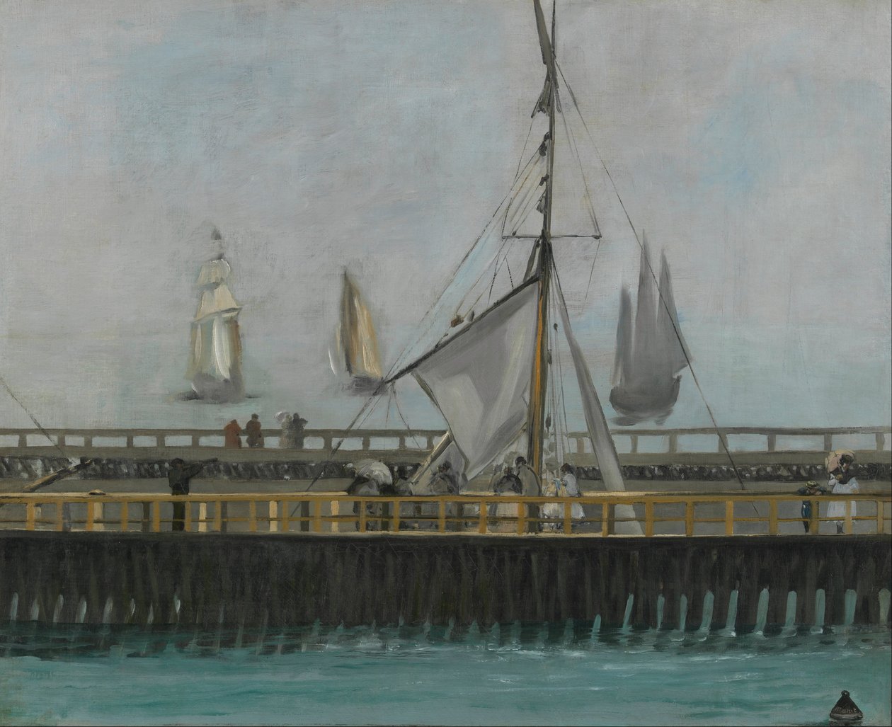 Der Pier von Boulogne-sur-Mer von Édouard Manet