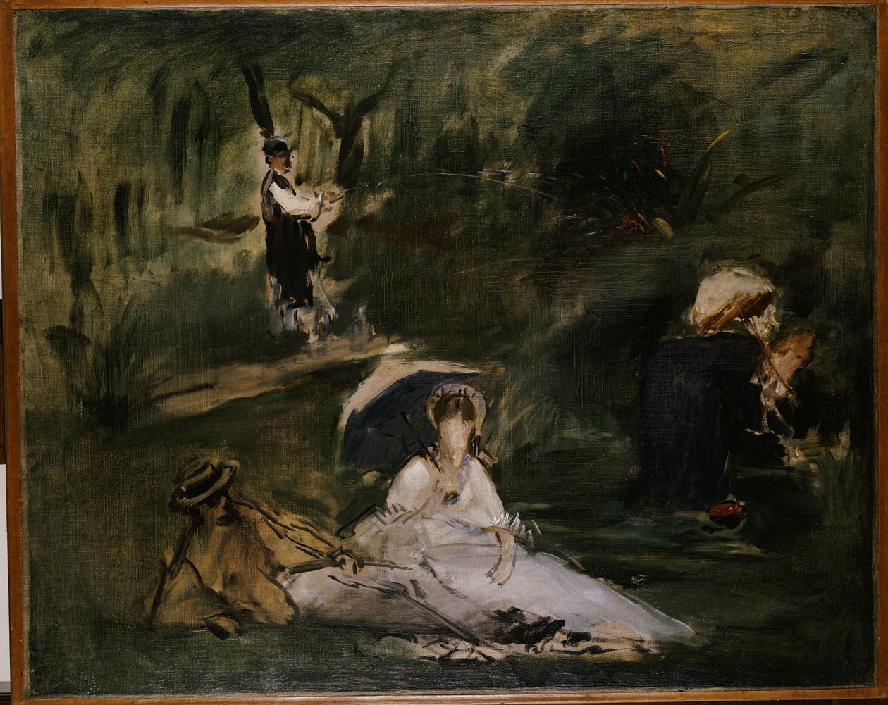 Unter den Bäumen von Édouard Manet