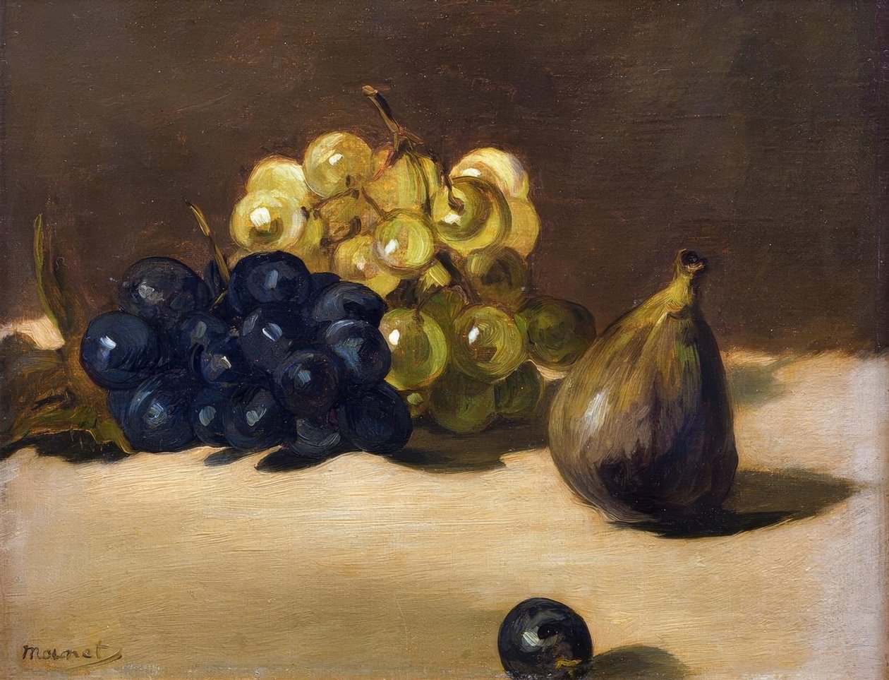 Weintrauben und Feige von Édouard Manet
