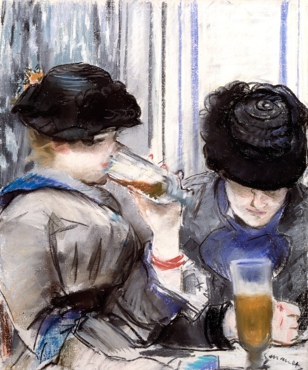 Frauen trinken Bier von Édouard Manet