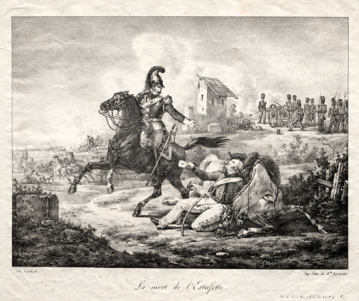 Der Tod des Kuriers von Edouard Swebach