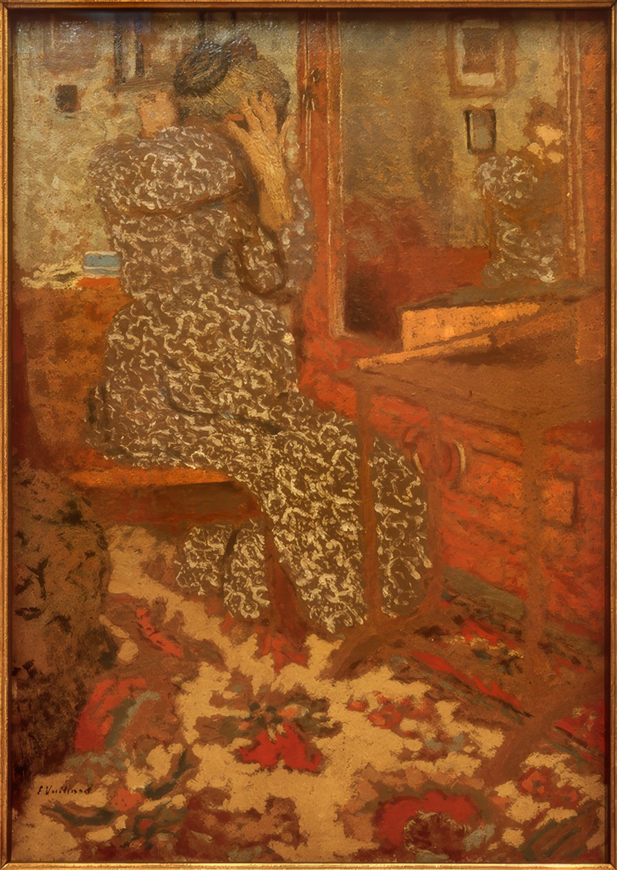 Beim Frisieren von Edouard Vuillard