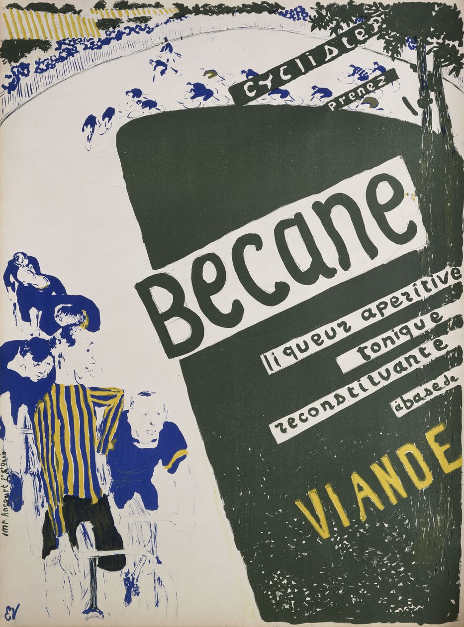 Fahrrad; Becane, ca. 1894 von Edouard Vuillard