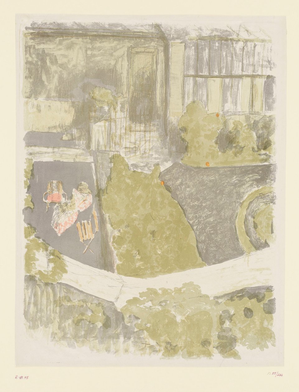Garten vor dem Atelier von Edouard Vuillard