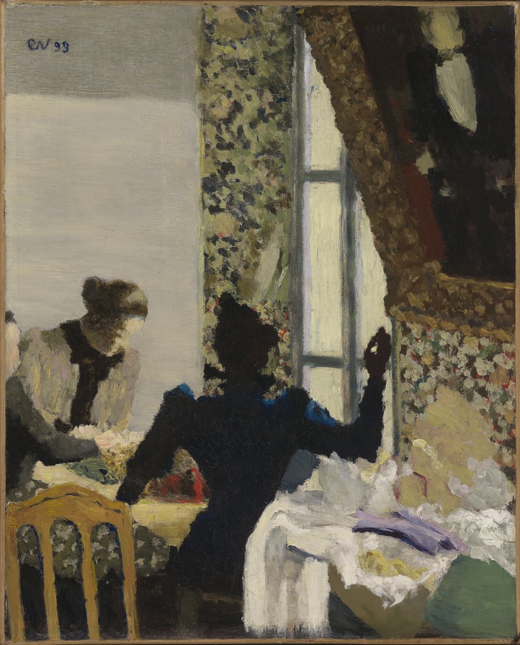 L’aiguillée (Der Faden), 1893 von Edouard Vuillard