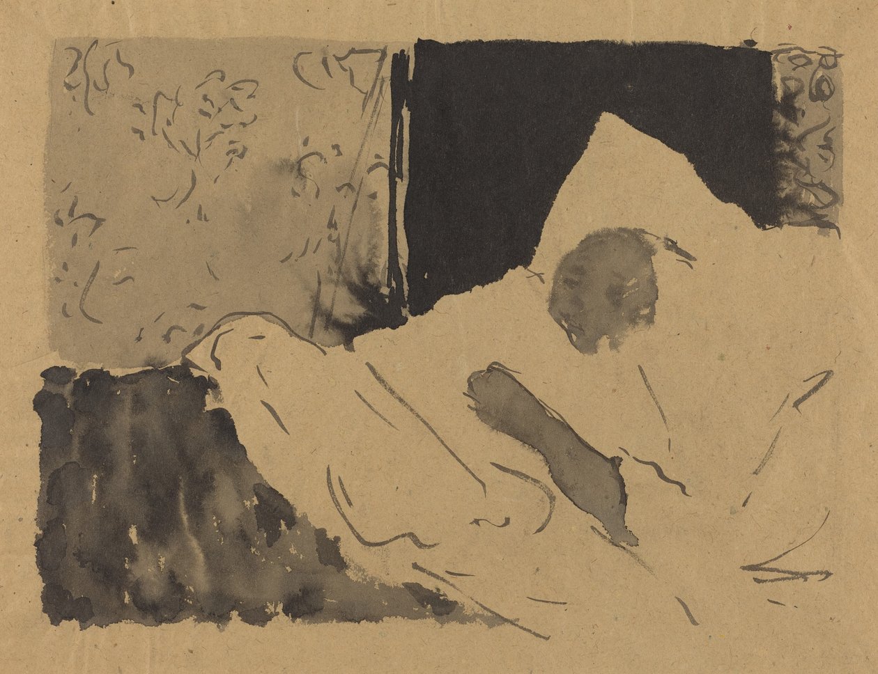 Madame V. schläft von Edouard Vuillard