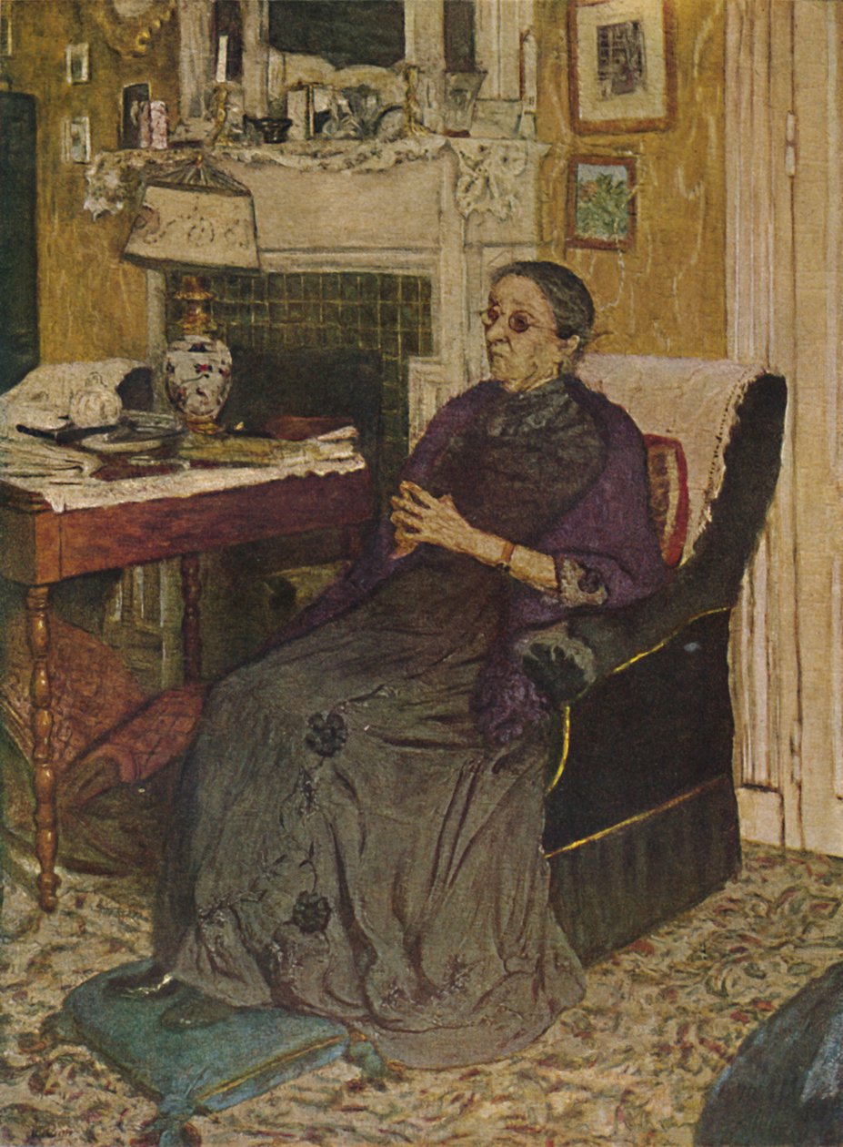 Mme Kapferer 1919, 1919, 1946 von Edouard Vuillard