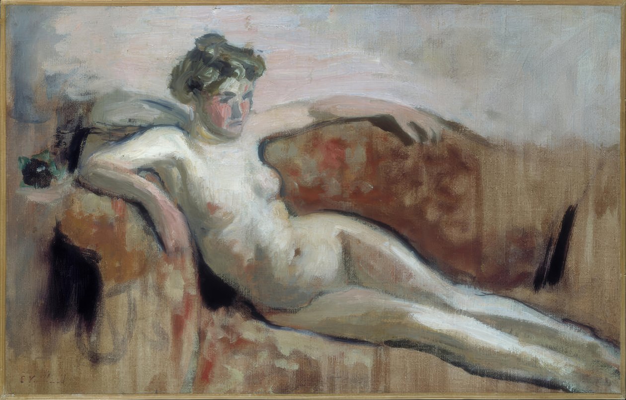 Liegender Akt von Edouard Vuillard