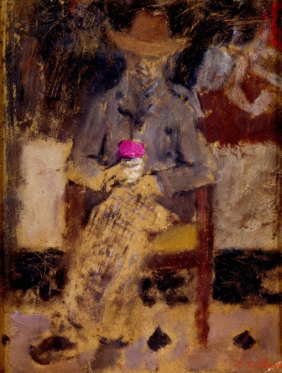 Porträt von Felix Vallotton von Edouard Vuillard