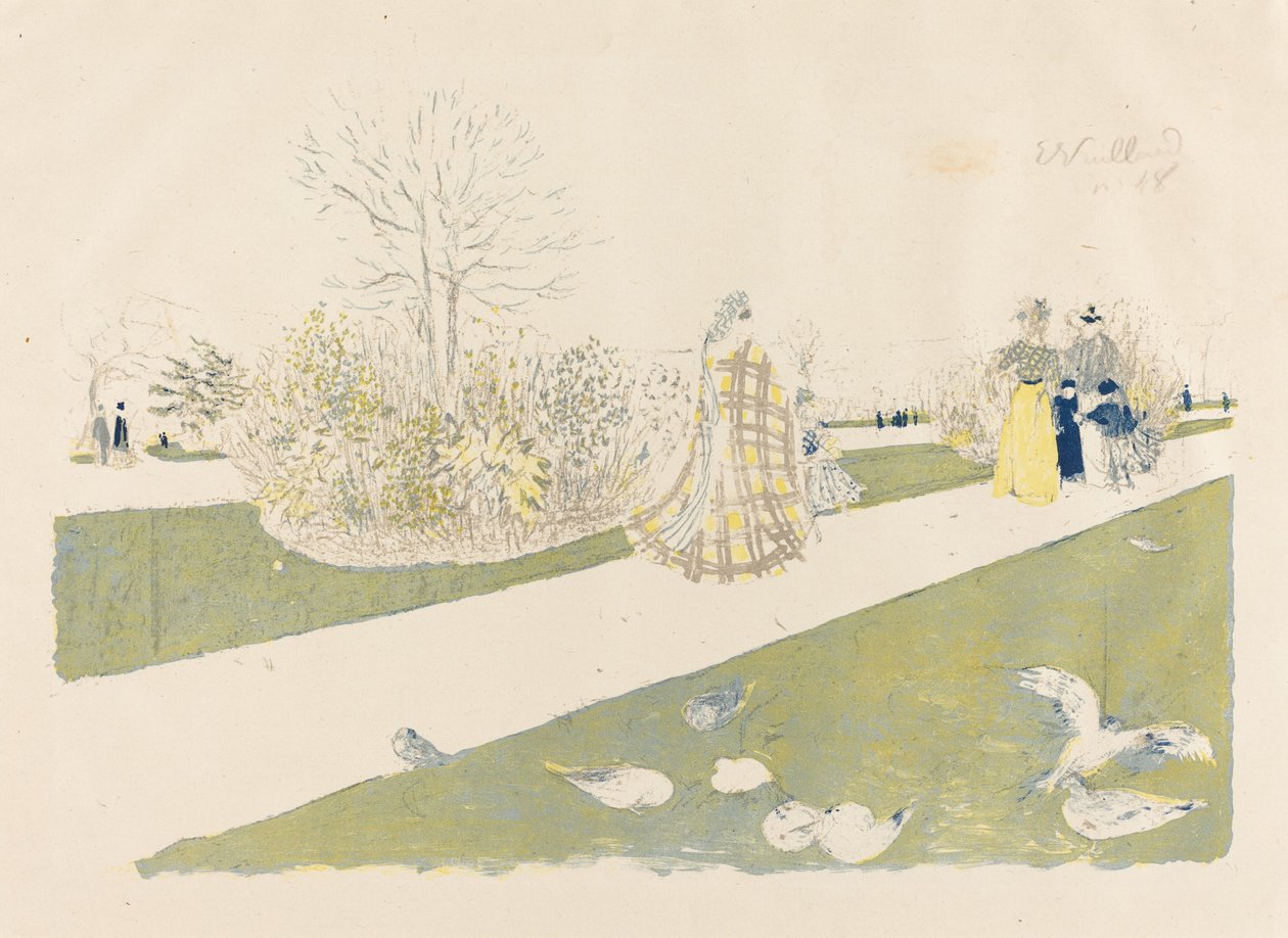 Der Tuileriengarten von Edouard Vuillard