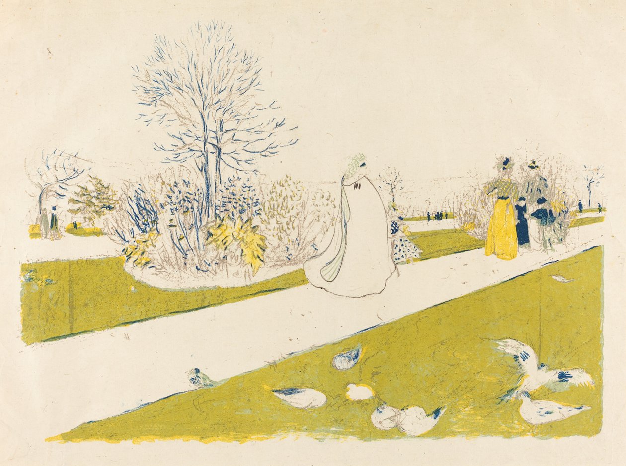Der Tuileriengarten von Edouard Vuillard