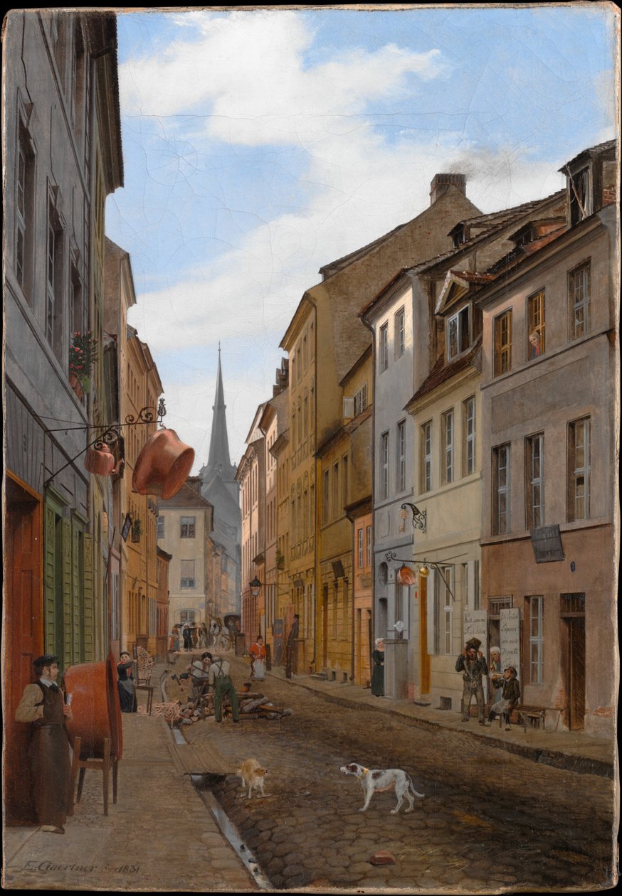 Die Parochialstraße von Eduard Gaertner