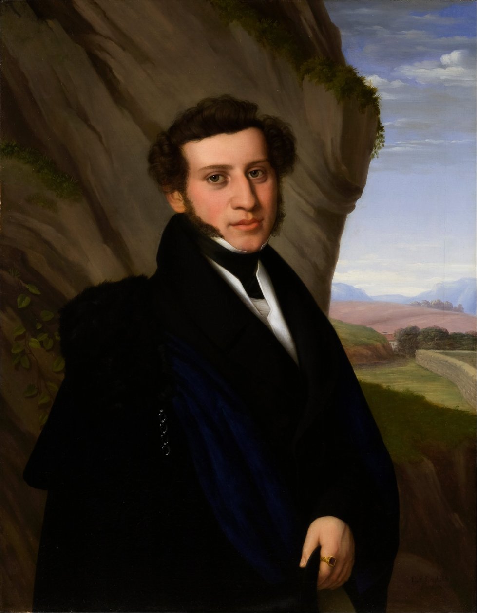 Porträt von Sam Ehrenstamm von Eduard Friedrich Leybold