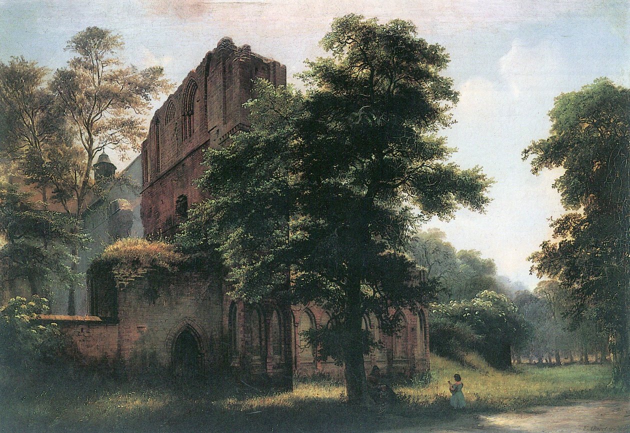 Klosterruine Lehnin von Eduard Gaertner