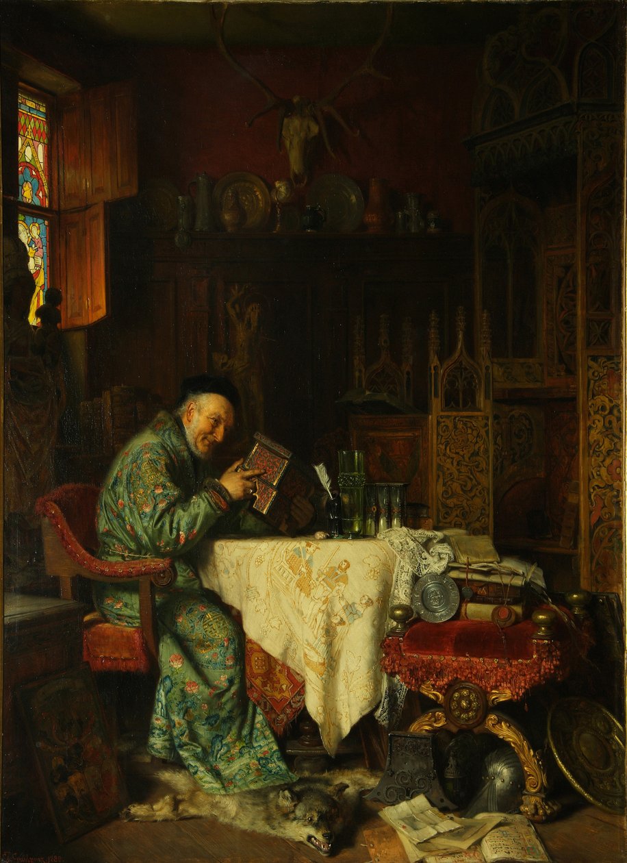 Der Sammler von Eduard Gruetzner von