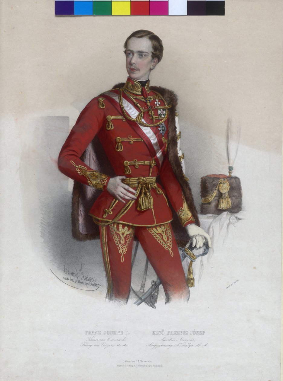 Kaiser von Österreich Franz Joseph I. von Eduard Kaiser